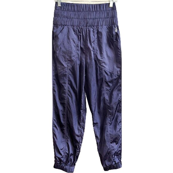 FP Movement The Way Home Joggers Violet Nylon Pants S Lightweight Activewear - Picture 3 of 6